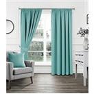 Woven Blackout Pleated Curtains 90X72