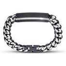 The Love Silver Collection Stainless Steel 2 Tone Id Bracelet