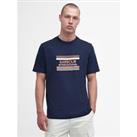 Barbour International Short Sleeve Chest Logo T-Shirt - Navy