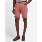 Barbour Overdyed Twill Chino Shorts - Pink