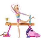 Barbie Gymnastics Playset, Doll And Accessories
