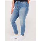 Tommy Hilfiger Plus Size High Waisted Skinny Jeans - Blue