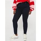 Tommy Hilfiger Plus Size High Waisted Skinny Jeans - Navy