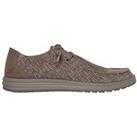 Skechers Melson Moc Toe Bungee Casual Slip On Shoes - Brown