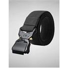 D555 Stretch Webbing Belt - Black