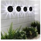 Streetwize Solar Fence Star Wall Light (Pack Of 4)