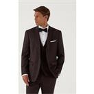 Skopes Maxwell Tailored Fit Suit Jacket - Dark Red