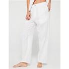 Calvin Klein Cotton Pyjama Pants - White
