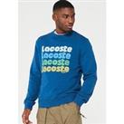 Lacoste Summer Gradient Logo Sweatshirt - Blue