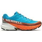 Merrell Mens Agility Peak 5 Trail Running Trainers - Blue/Orange