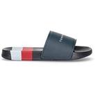 Tommy Hilfiger Boys Stripes Pool Slide - Blue/White/Red