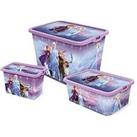 Disney Set Of 3 Frozen Storage Boxes