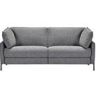 Very Home Ava Fabric 2 Seater Manual Recliner Sofa - Dark Grey