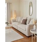 Very Home Dury Chunky Weave 4 Seater Scatterback Sofa - Natural - Fsc Certified