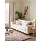 Very Home Rune 3 Seater Fabric Sofa - Cream - Fsc Certified