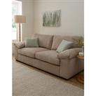 Very Home Amalfi Standard Back 2 Seater Fabric Sofa - Cream - Fsc Certified