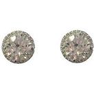 Buckley London The Carat Collection - Clear Halo Solitaire Earrings