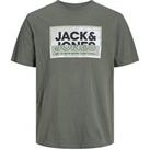 Jack & Jones Junior Boys Logan Short Sleeve T-Shirt - Agave Green