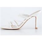 Raid Christabel Strappy Front Heeled Sandal - White