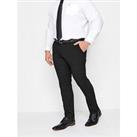 Badrhino Plain Suit Trousers - Black