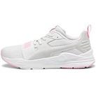 Puma Womens Wired Run Pure Trainers - Grey/Pink