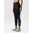 The North Face Womens Flex High Rise 7/8 Tight Lines Graphic Tnf - Black