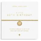 Joma Jewellery Gold A Little , 60Th Birthday , Gold , Bracelet , 17.5Cm Stretch