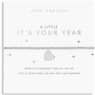 Joma Jewellery A Little , It'S Your Year , Silver , Bracelet , 17.5Cm Stretch