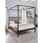 Very Home Hampton 4 Poster Metal Bed Frame With Mattress Options (Buy & Save!) - Fsc Certified -