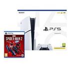 Playstation 5 Disc Console (Model Group - Slim) & Marvel'S Spider-Man 2 - + Pulse Wireless Headset (White)