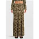 Olivia Rubin Bernie Maxi Leopard Skirt