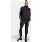 Adidas Sportswear Mens 3 Stripe Tracksuit - Black