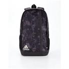 Adidas Sportswear Unisex Linear Graphics Backpack - Black/Grey