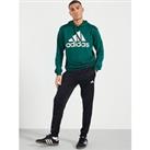 Adidas Sportswear Mens Hooded Tracksuit - Green
