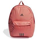 Adidas Sportswear Classic 3 Stripe Backpack - Red