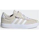 Adidas Sportswear Kids Unisex Vl Court 3.0 Velcro Trainers - Light Grey