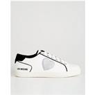 Love Moschino Glitter Heart Sneakers - White