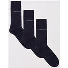 Emporio Armani Bodywear Casual Cotton 3 Pack Short Socks