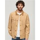 Superdry Cotton Worker Jacket - Light Brown