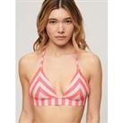 Superdry Stripe Triangle Bikini Top - Pink