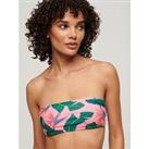 Superdry Tropical Bandeau Bikini Top - Pink