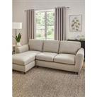 Very Home Shay Standard Back Left Hand Chaise 100% Leather Sofa