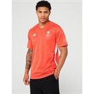 Adidas Mens Team Gb Football Jersey - Red