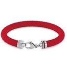 Tommy Hilfiger Men'S Red Silicone Bracelet