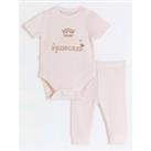 River Island Baby Baby Girls Embroidered All In One Set - Pink