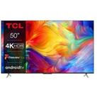 Tcl 50P638K, 50 Inch, 4K Uhd Hdr, Frameless Android Tv