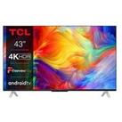 Tcl 43P638K, 43 Inch, 4K Uhd Hdr, Frameless Android Tv
