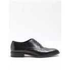 River Island Lace Up Brogue Derby - Black