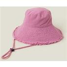 Accessorize Lace Trim Bucket Hat