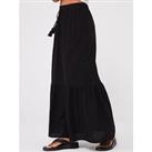 Vero Moda High Waist Maxi Skirt - Black